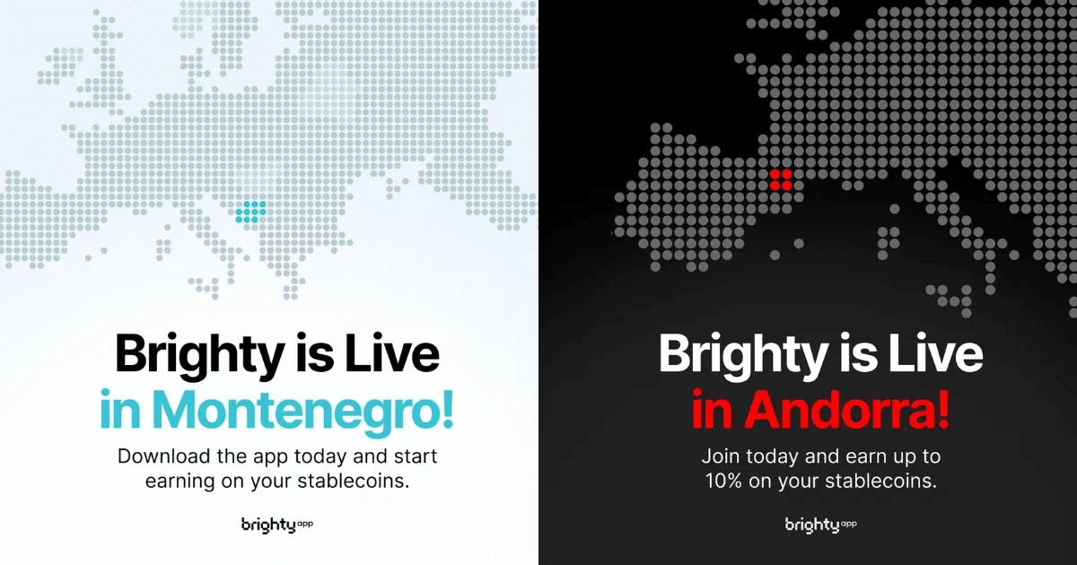 Brighty App Expands Its Reach: Now Available in Montenegro and Andorra
