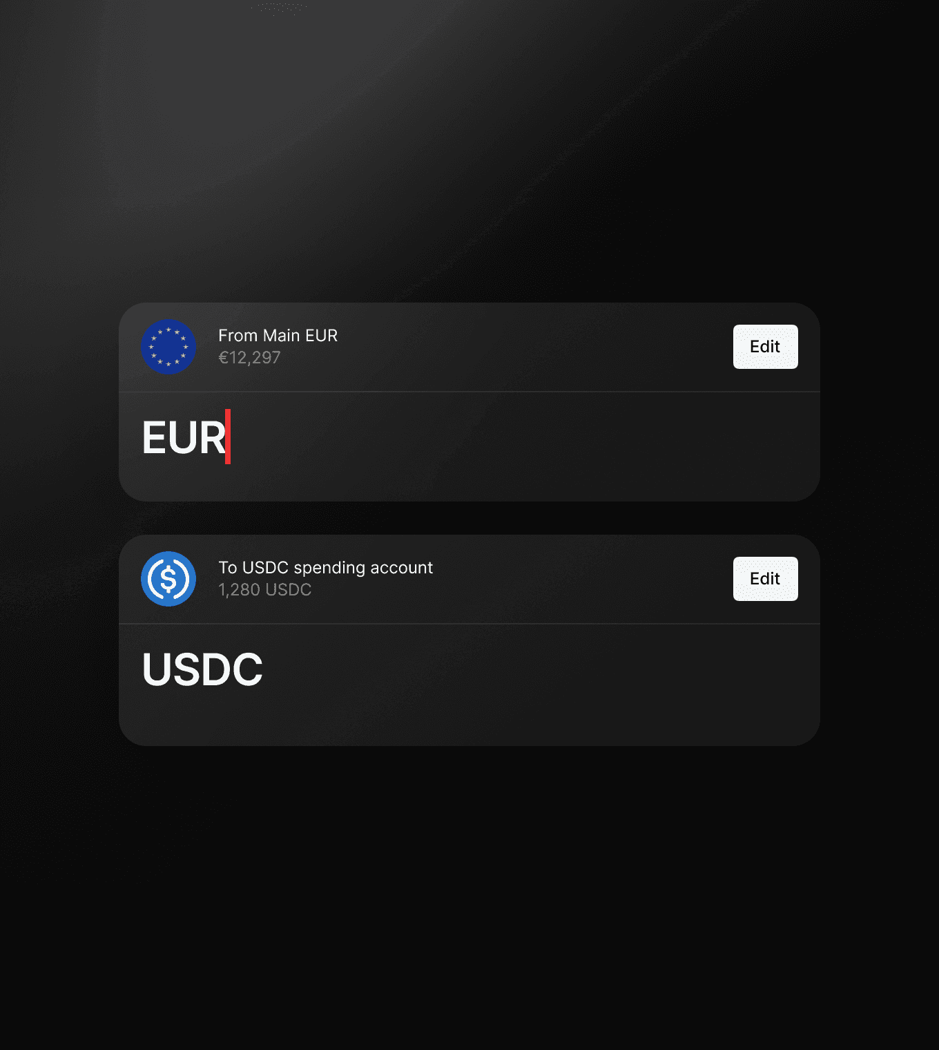 Instant conversion & OTC