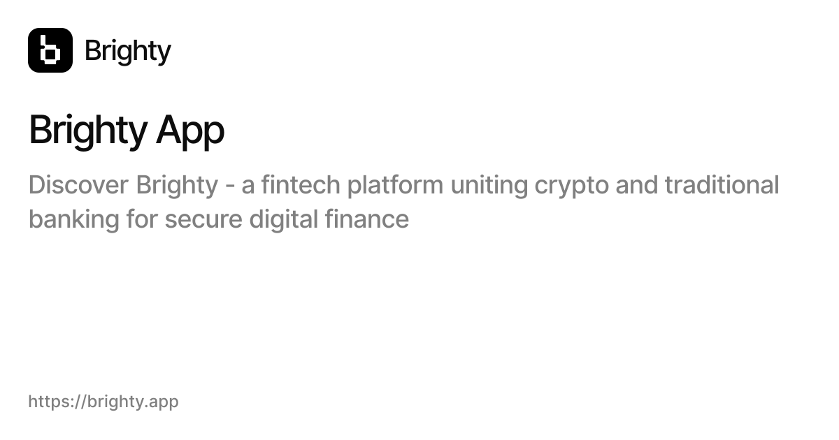 Brighty App | Brighty App